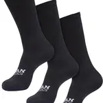 Ponožky Simple Flat Knit  3-Pack černé