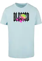 Pánské tričko Blessed Rose modré