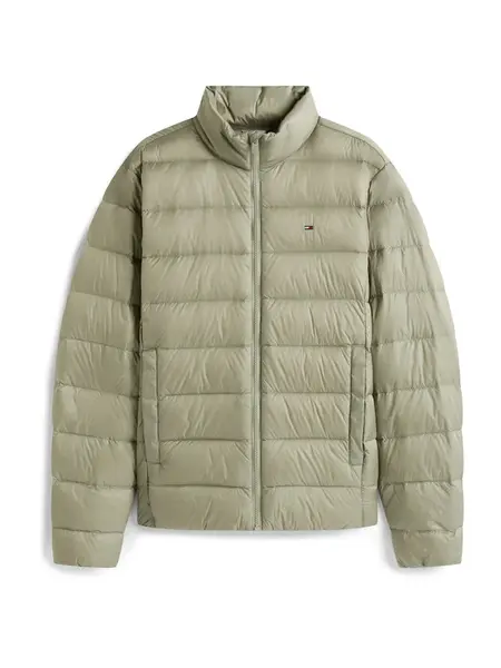 Tommy Jeans Zimná bunda  pastelovo zelená