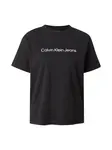 Calvin Klein Jeans Tričko  čierna / biela