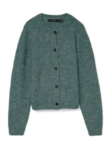 VERO MODA Kardigán 'VMNovah'  tmavozelená