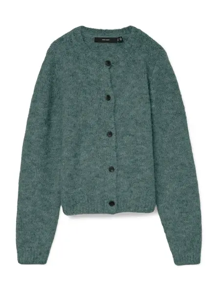 VERO MODA Kardigán 'VMNovah'  tmavozelená