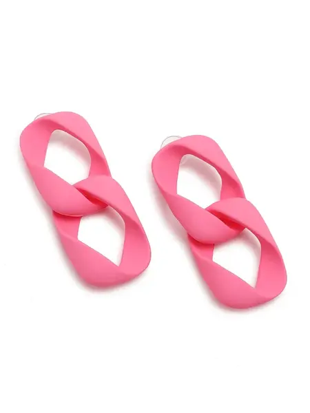 SOHI Náušnice 'Firoj'  ružová