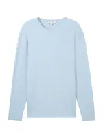 TOM TAILOR DENIM Sveter  svetlomodrá