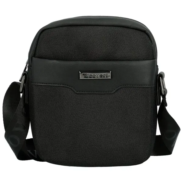 Pánská crossbody taška černá - Coveri Santino