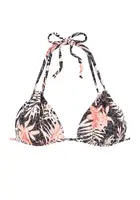 BUFFALO Bikinový top  čokoládová / ružová / čierna / biela