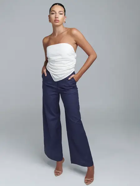 BWLDR Nohavice 'Louanne'  námornícka modrá