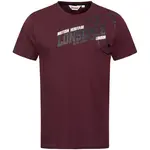 LONSDALE Tričko 'Walkley'  červená / čierna / biela