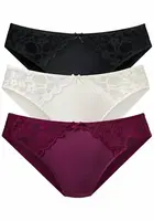 PETITE FLEUR Nohavičky  béžová / farba lesného ovocia / čierna