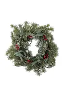 Vánoční věnec Bloomingville Pine Wreath 60 x 12 cm zelená barva