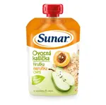 SUNAR Kašička ovocná kapsička hruška marhuľa ovsené vločky 6m+ 120 g