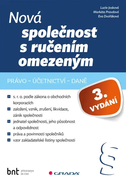 Nová společnost s ručením omezeným - 3. vydání, Josková Lucie