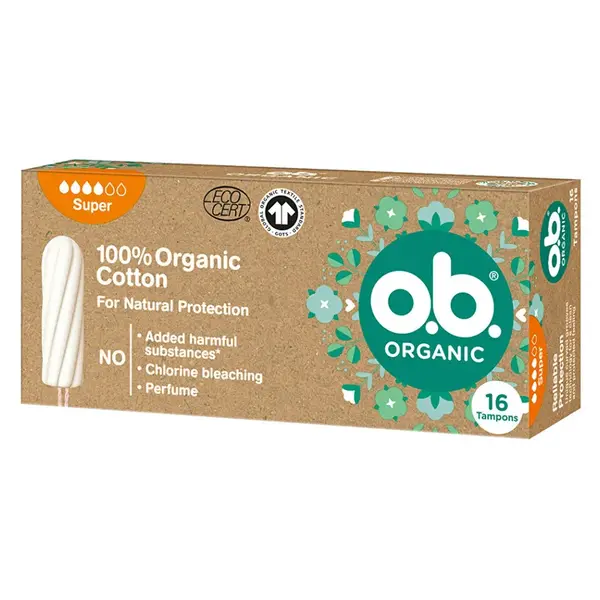 O.B. Super organické tampóny 16 kusov