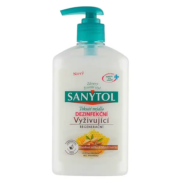 SANYTOL Dezinfekčné mydlo vyživujúce 250 ml