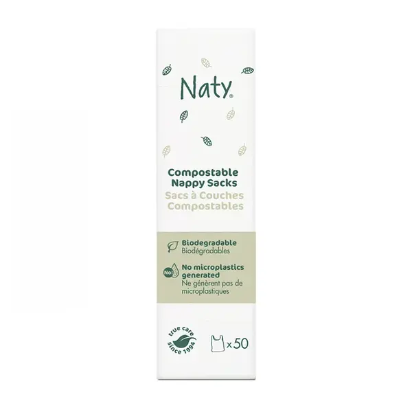 ECO BY NATY Vrecká na použité plienky bez vône 50 kusov