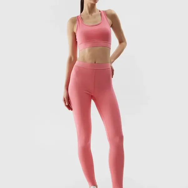Women's 4F Sports Leggings - Coral