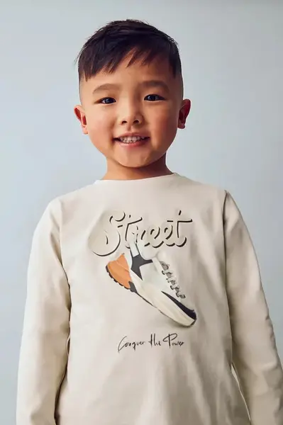 Bavlnené tričko s dlhým rukávom Mayoral