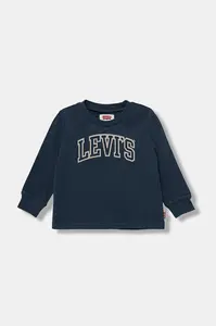 Dětské bavlněné tričko s dlouhým rukávem Levi's COLLEGIATE LS TEE