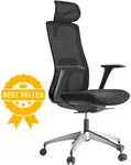 MERCURY Ergonomická kancelárska stolička WISDOM, čierna