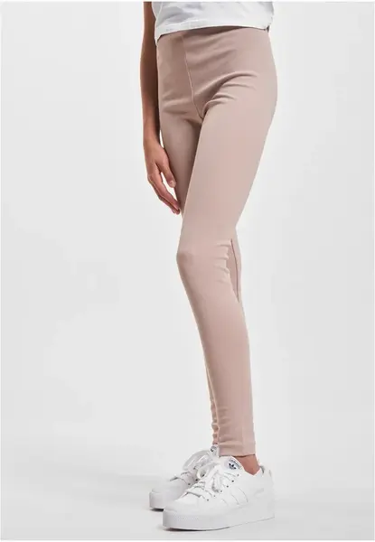 Girls' high-waisted denim leggings