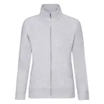 Dámska sivá mikina so stojatým golierom Fruit of the Loom