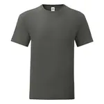 Graphite Iconic Combed Cotton T-shirt Fruit of the Loom