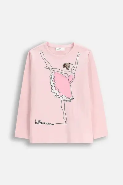 Detské tričko s dlhým rukávom Coccodrillo