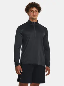 Čierne pánske tričko Under Armour UA Tech Vent 1/2 Zip