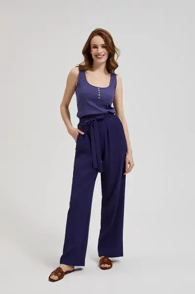 Marisse Women's Trousers L-Sp-4320 D.Violet