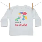 Boodyy Tričko s dlhým rukávom Malá ale hlučná 86 (12-18 mesiacov)