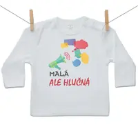 Boodyy Tričko s dlhým rukávom Malá ale hlučná 86 (12-18 mesiacov)