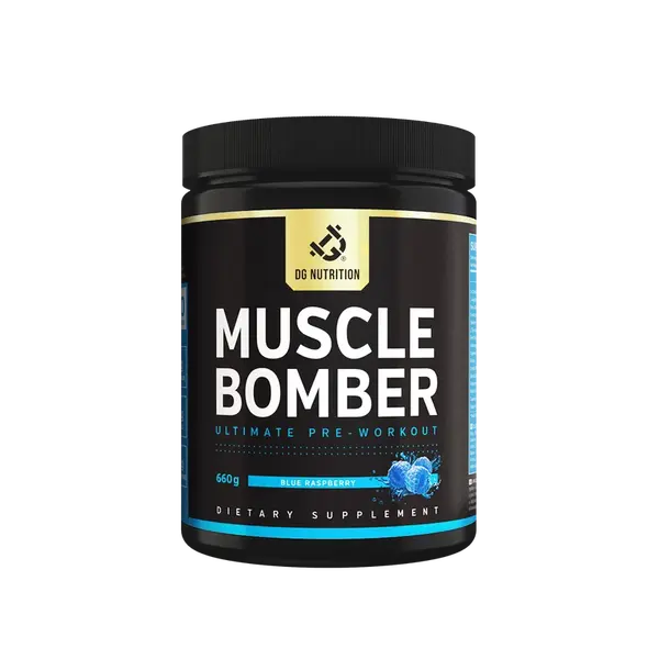 Muscle Bomber pre-workout Modrá malina 660 g