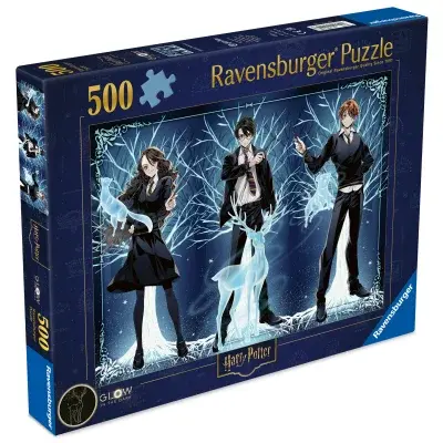 Puzzle 2D Harry Potter: Svítící Patron 500 dílků