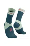 Ponožky Compressport Ultra Trail Socks V2.0 tyrkysová farba, SQTU3556