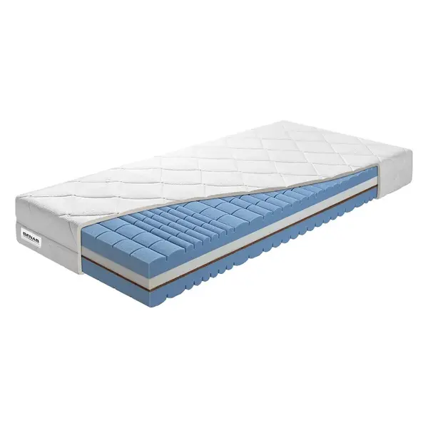 Matrac Benab Delta Flex H3 / H4 180 x 200 cm Matrac zo studenej peny 21 cm sendvičový zónová ortopedické