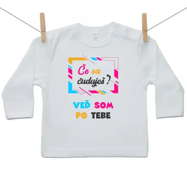 Boodyy Tričko s dlhým rukávom Veď som po tebe 86 (12-18 mesiacov)