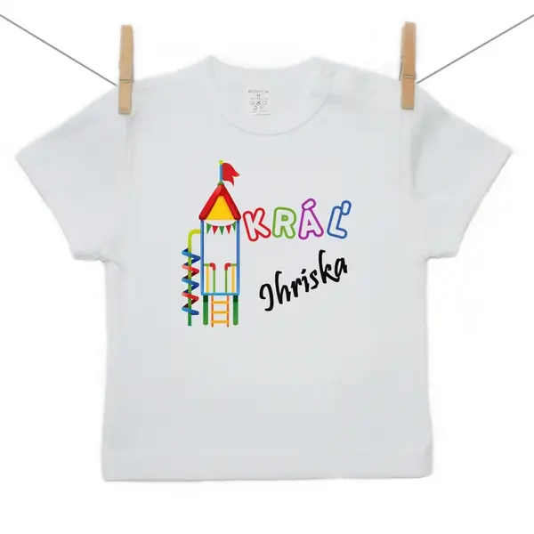 Boodyy Tričko s krátkym rukávom Kráľ ihriska 74 (6-9 mesiacov)
