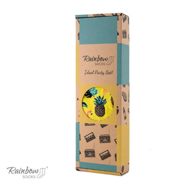ZOOKSY/RAINBOW SOCKS Ponožkový set PARTY BOX 3 páry Rainbow Socks