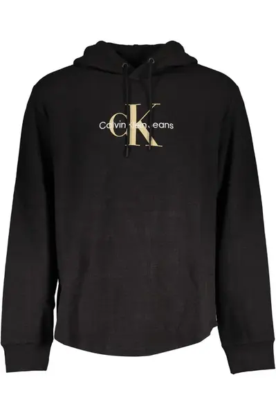 Calvin Klein Archival Monologo Waffle Hoodie Men's Hooded SweatshirtJ30J322701