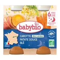 BABYBIO Mrkva, sladké zemiaky a pšenica