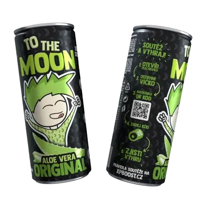 Mr. Moon ovocný nealkoholický nápoj s Aloe Vera - 0,25l