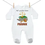 Boodyy Overal Keď vyrastiem budem právnik 56 (0-2 mesiace)