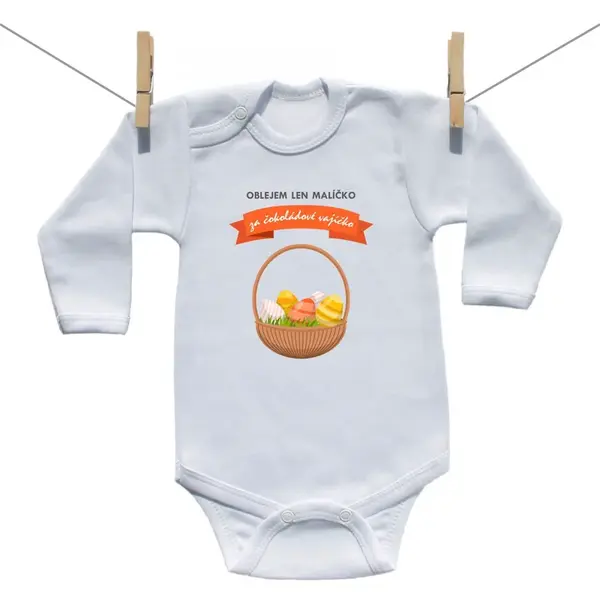 Boodyy Body s dlhým rukávom Oblejem len malíčko 74 (6-9 mesiacov)