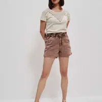 Marisse High Waist Caramel Denim Shorts
