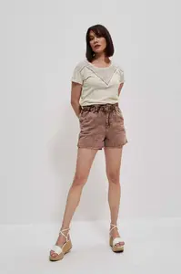 Marisse High Waist Caramel Denim Shorts