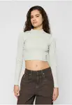 Rocawear šedý crop top s dlouhým rukávem