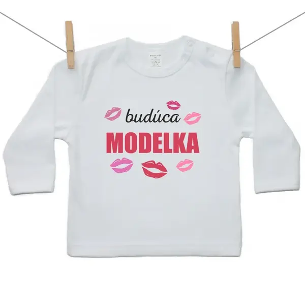 Boodyy Tričko s dlhým rukávom Budúca modelka 80 (9-12 mesiacov)