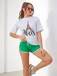 Resti Women's sports set with t-shirt and shorts Paris