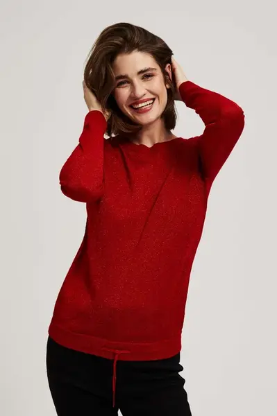 Marisse Sweater With Metallic Thread