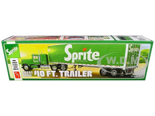 Skill 3 Model Kit Great Dane 40 Dry Goods Trailer "Sprite" 1/25 Scale Model by AMT